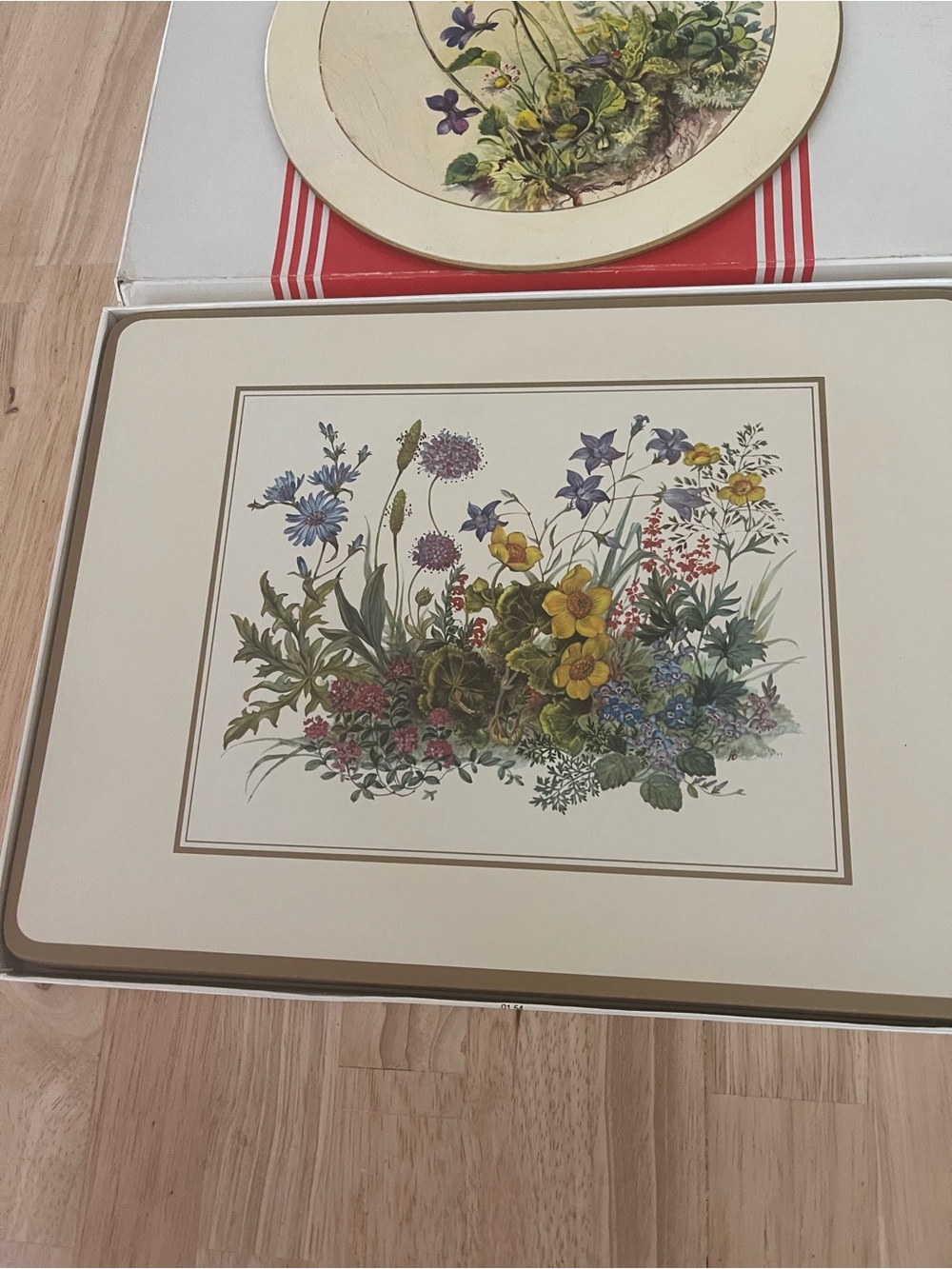Pimpernel floralTraditional Placemats (Set of 4)